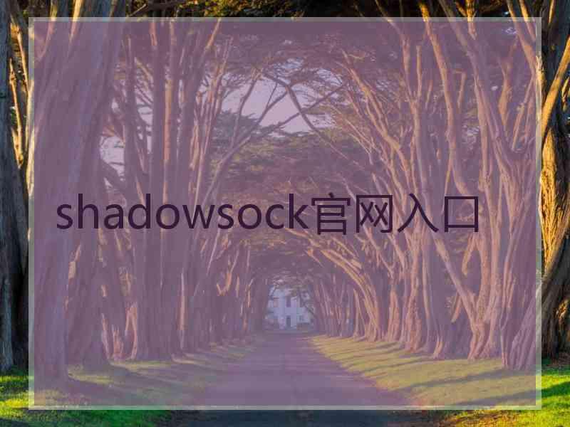 shadowsock官网入口