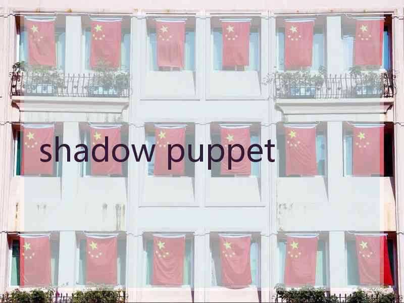 shadow puppet