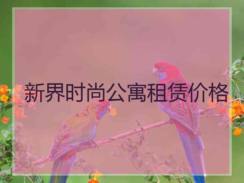新界时尚公寓租赁价格