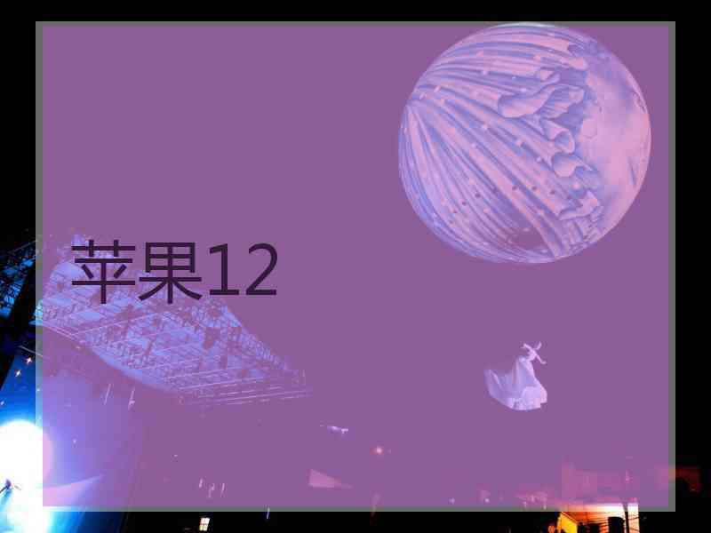苹果12