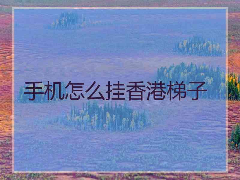 手机怎么挂香港梯子