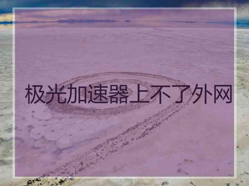 极光加速器上不了外网