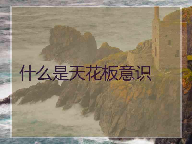 什么是天花板意识