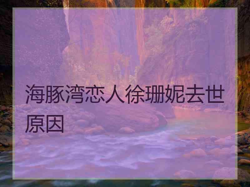 海豚湾恋人徐珊妮去世原因