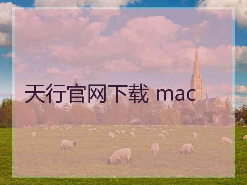 天行官网下载 mac