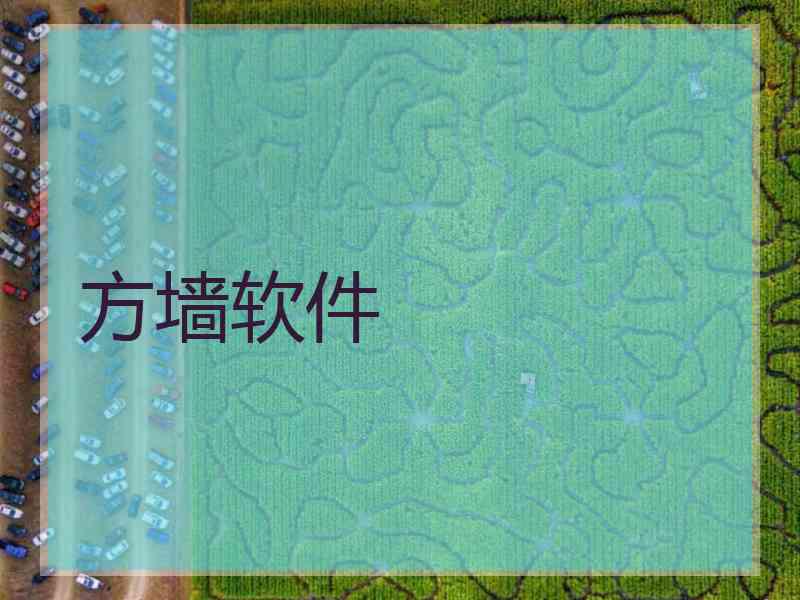 方墙软件