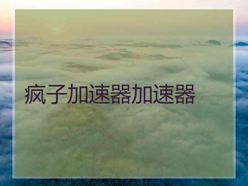 疯子加速器加速器