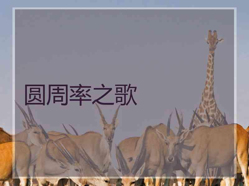 圆周率之歌