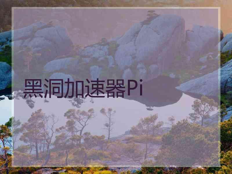 黑洞加速器Pi