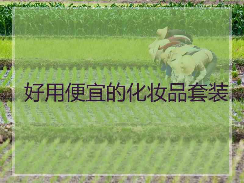 好用便宜的化妆品套装