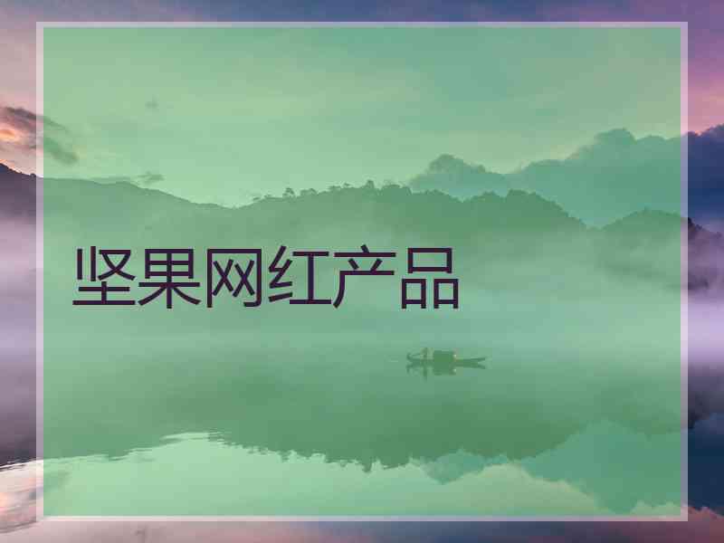 坚果网红产品