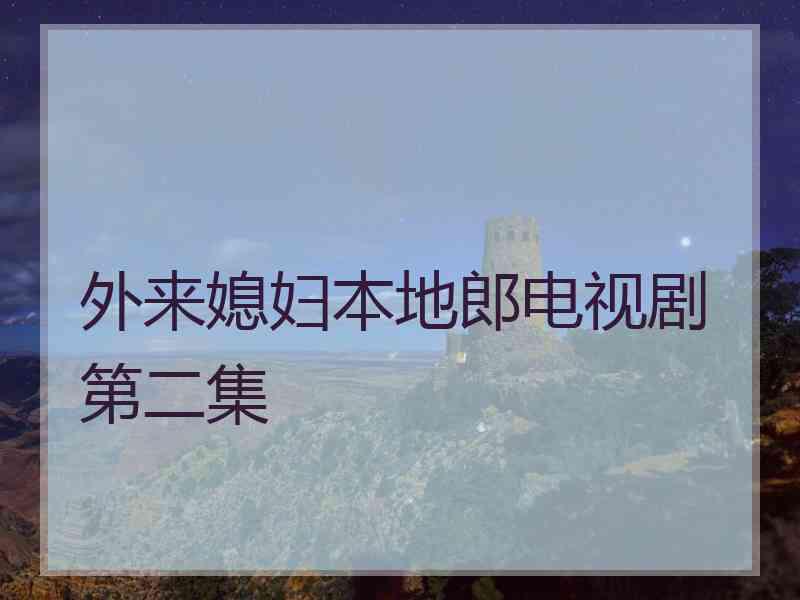 外来媳妇本地郎电视剧第二集