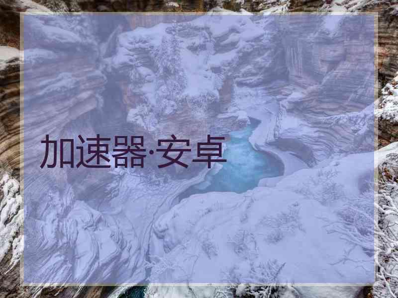 加速器·安卓