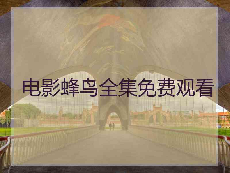 电影蜂鸟全集免费观看