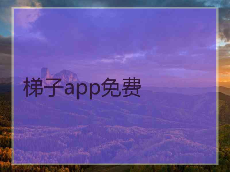 梯子app免费