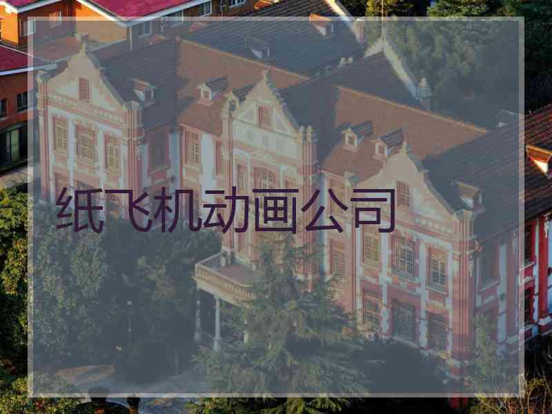 纸飞机动画公司