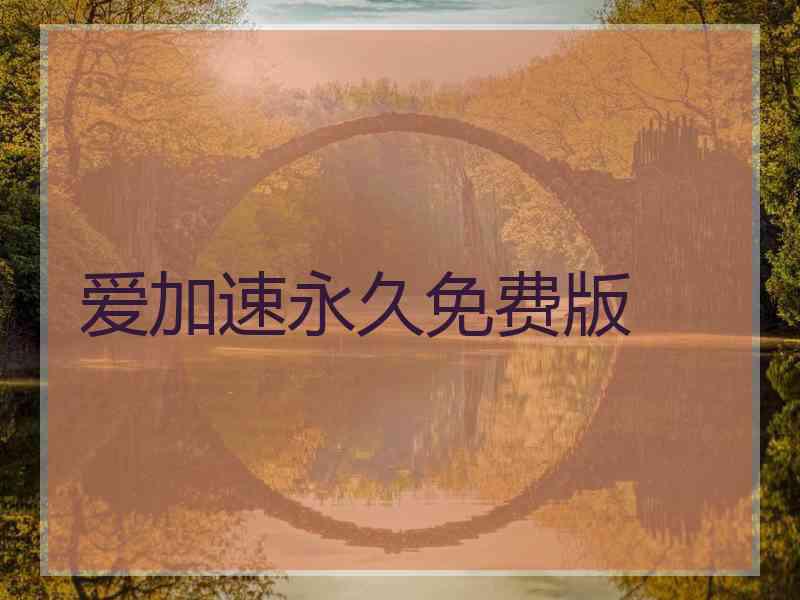 爱加速永久免费版