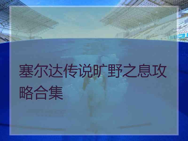 塞尔达传说旷野之息攻略合集