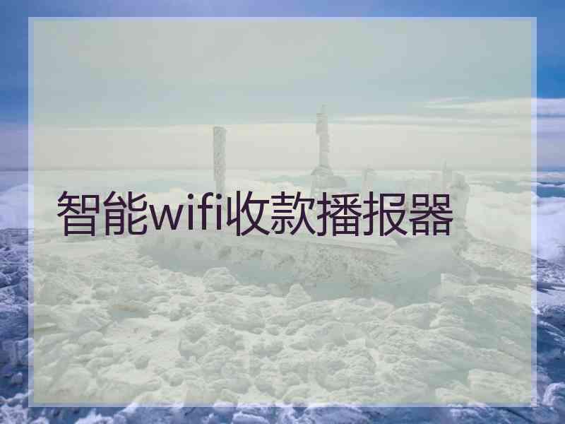 智能wifi收款播报器