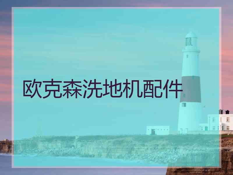 欧克森洗地机配件