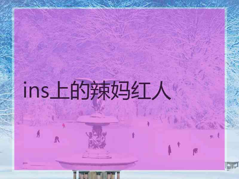 ins上的辣妈红人