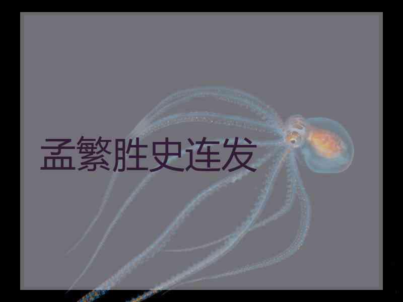 孟繁胜史连发