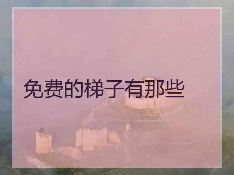 免费的梯子有那些