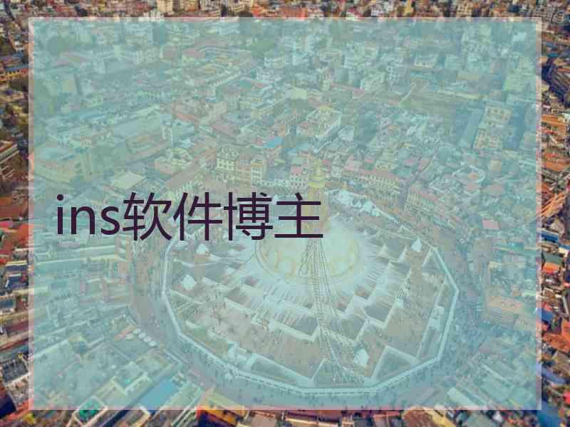 ins软件博主