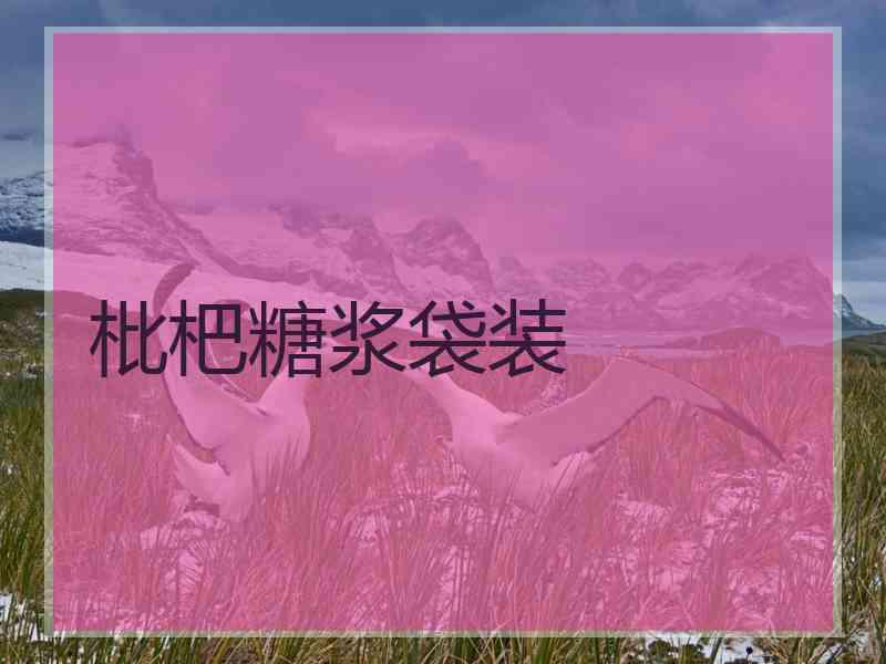 枇杷糖浆袋装