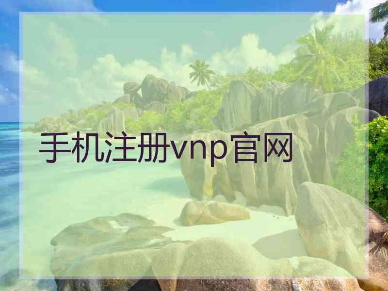 手机注册vnp官网