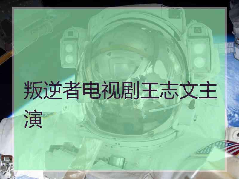 叛逆者电视剧王志文主演