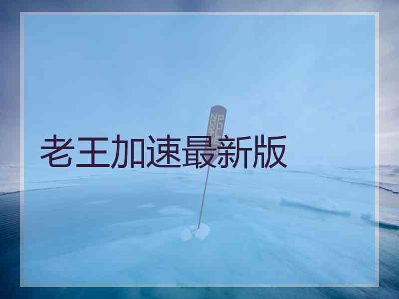 老王加速最新版