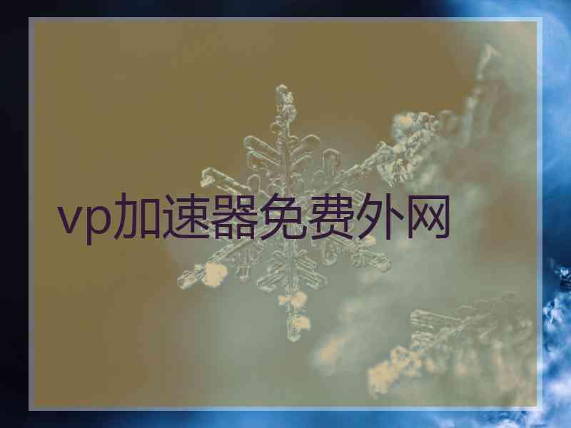 vp加速器免费外网