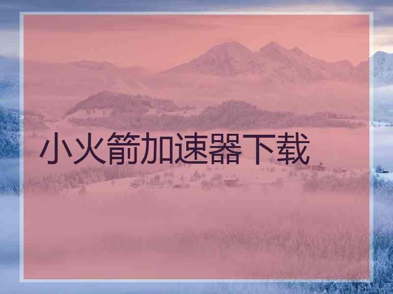 小火箭加速器下载