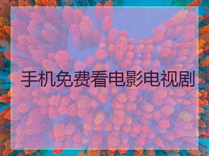 手机免费看电影电视剧