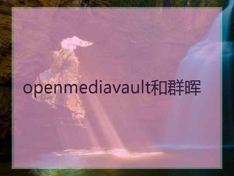 openmediavault和群晖