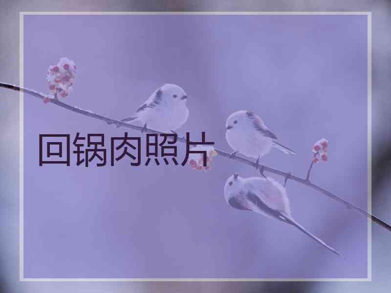 回锅肉照片