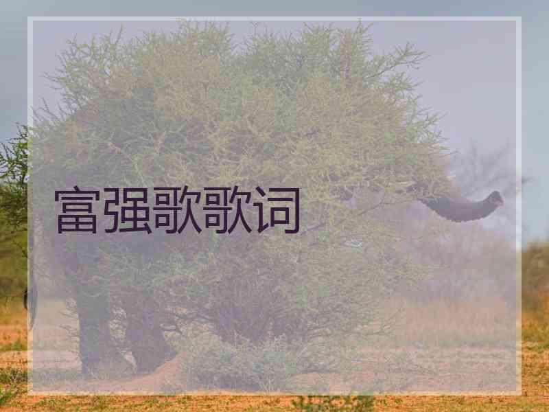 富强歌歌词