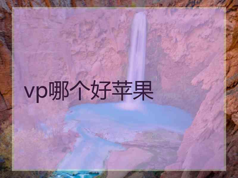 vp哪个好苹果