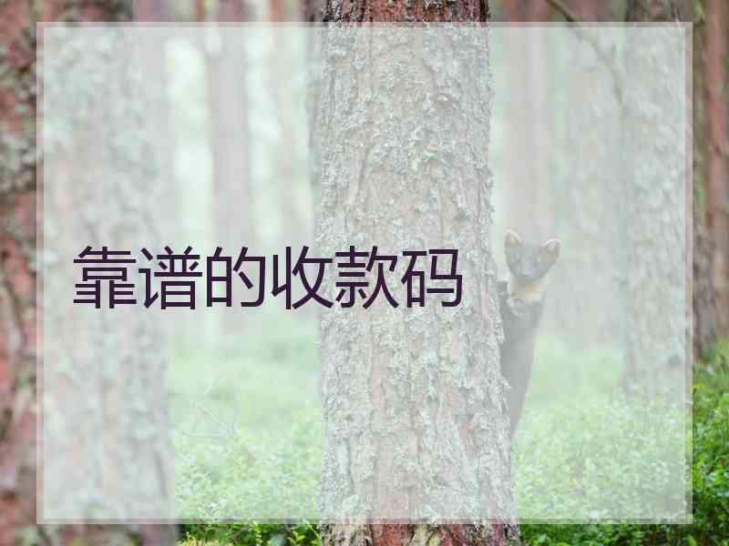 靠谱的收款码