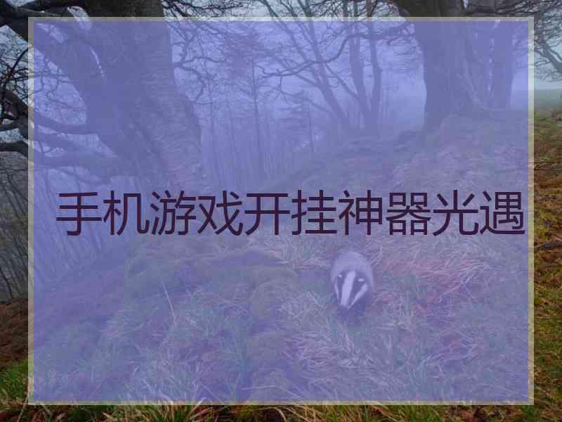 手机游戏开挂神器光遇