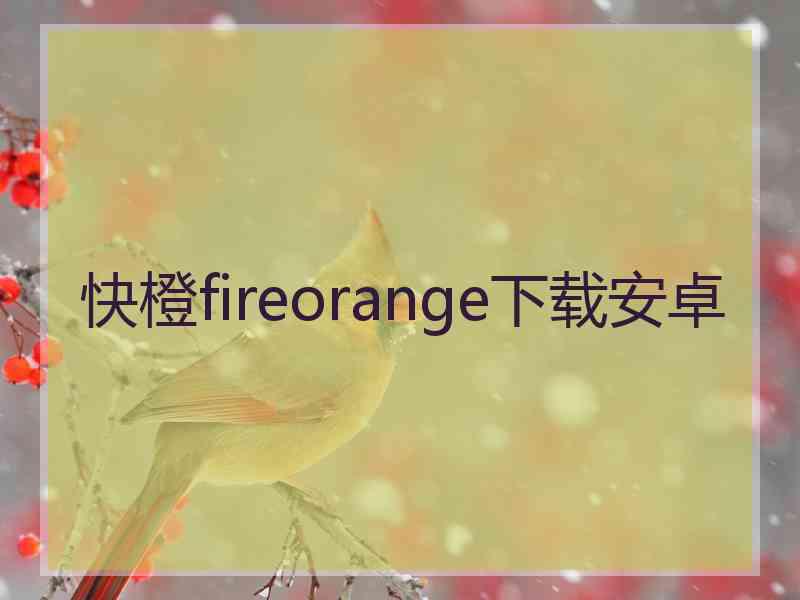 快橙fireorange下载安卓