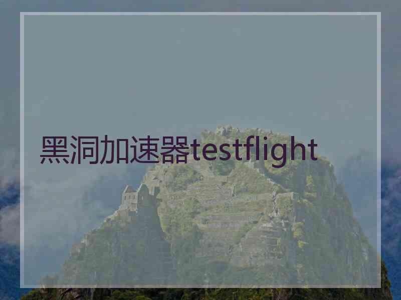 黑洞加速器testflight