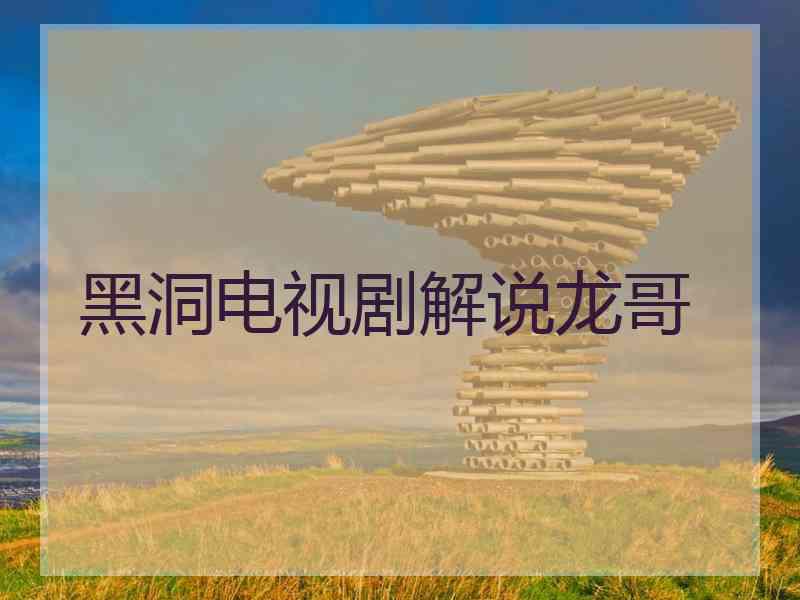 黑洞电视剧解说龙哥