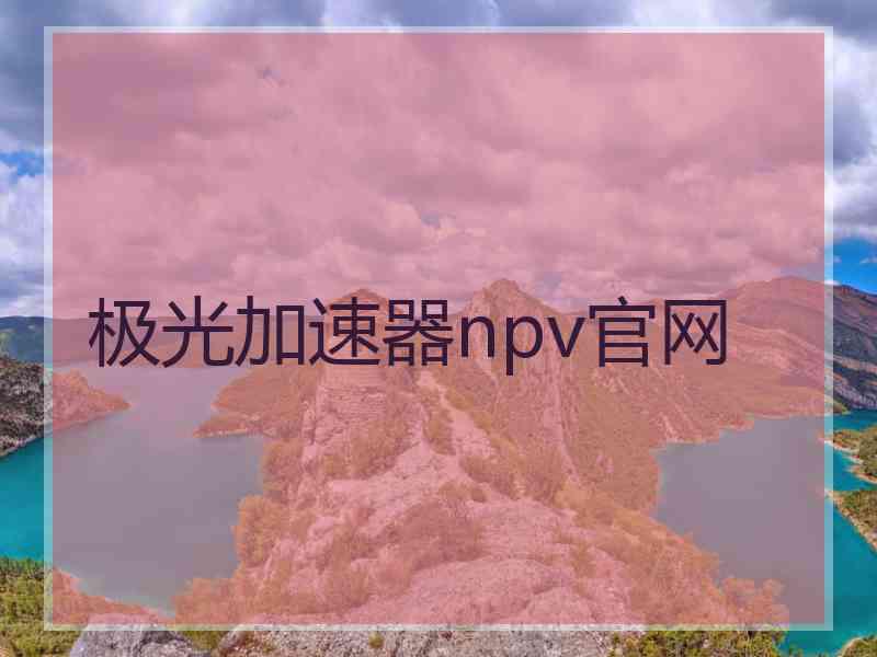 极光加速器npv官网