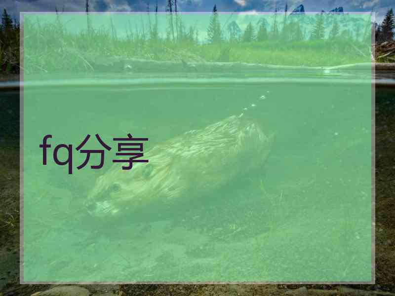 fq分享