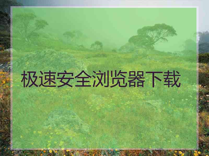 极速安全浏览器下载