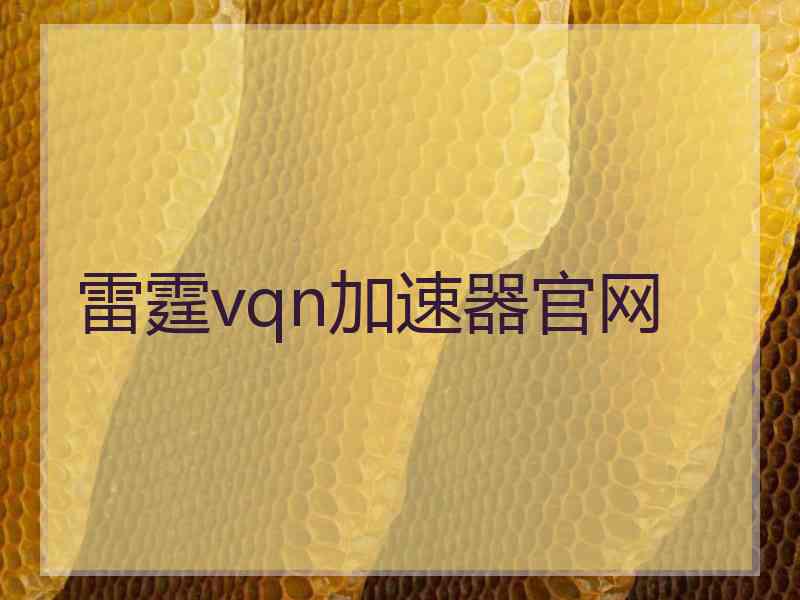 雷霆vqn加速器官网