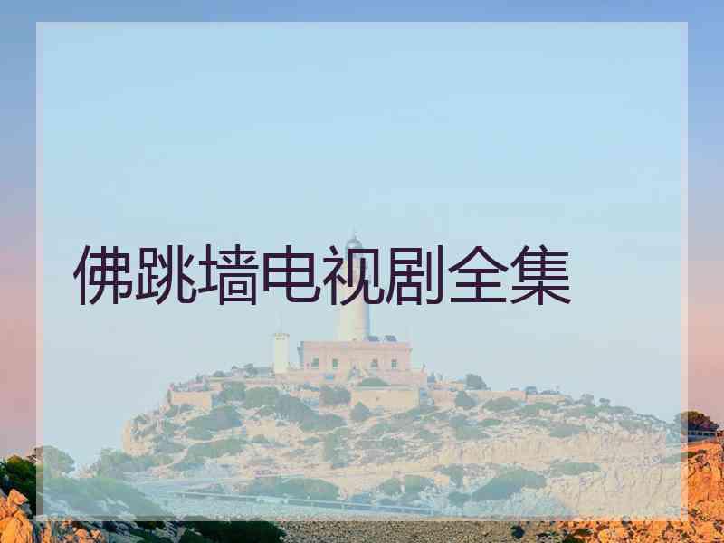 佛跳墙电视剧全集