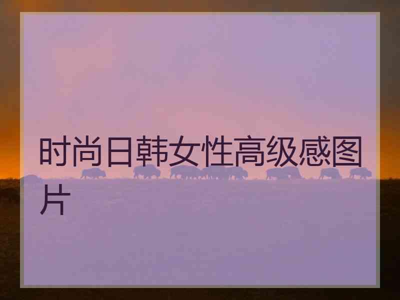 时尚日韩女性高级感图片